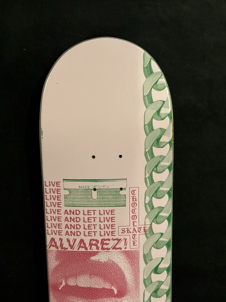 Chocolate Alvarez Live and Let Live Skate Deck