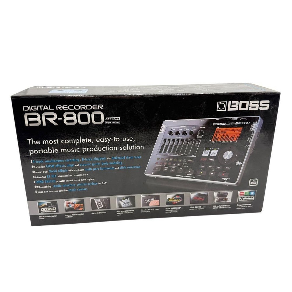 BOSS BR-800 Multitrack Recorder Complete Accessories Excellent Condition Japan