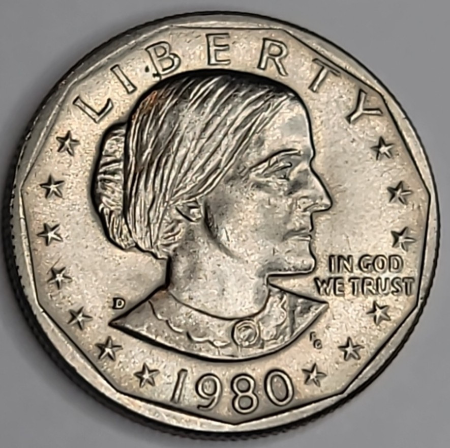 1980-D SUSAN B ANTHONY DOLLAR UNCIRCULATED