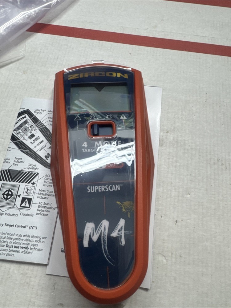 Zircon SuperScan M4 Stud Finder