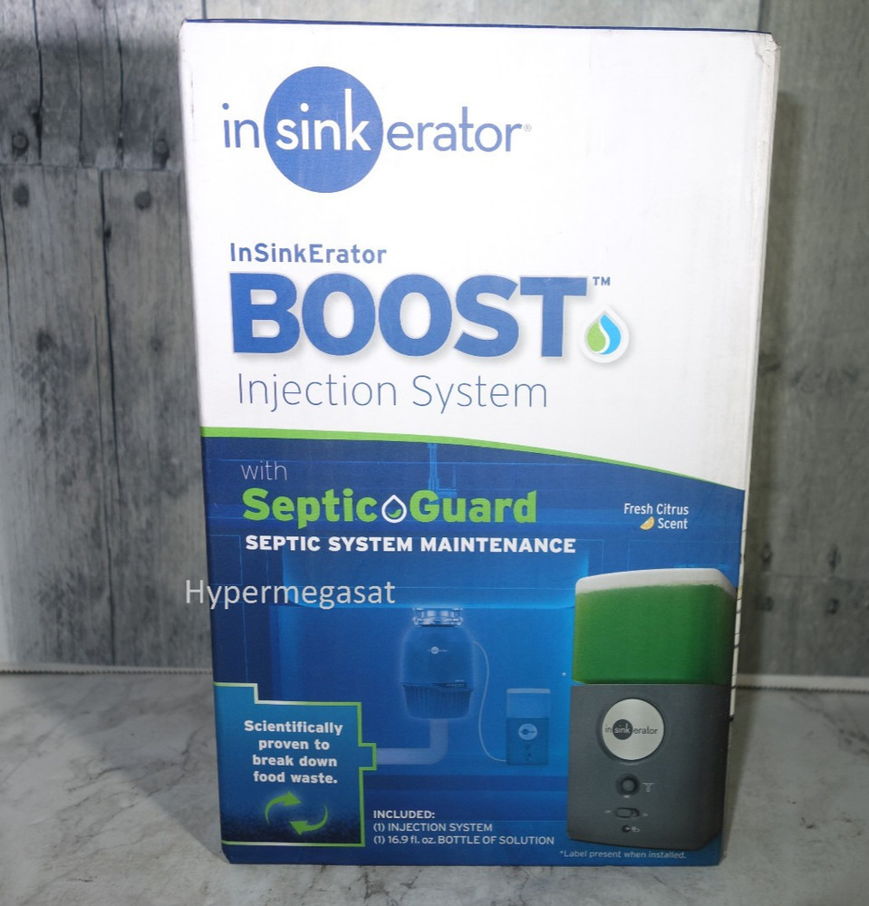 InSinkErator Boost Injection System Septic Guard Solution Kit Disposal Treatment