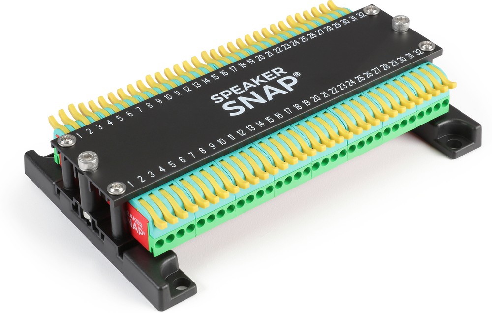 Speaker Snap Structured Wire Interface