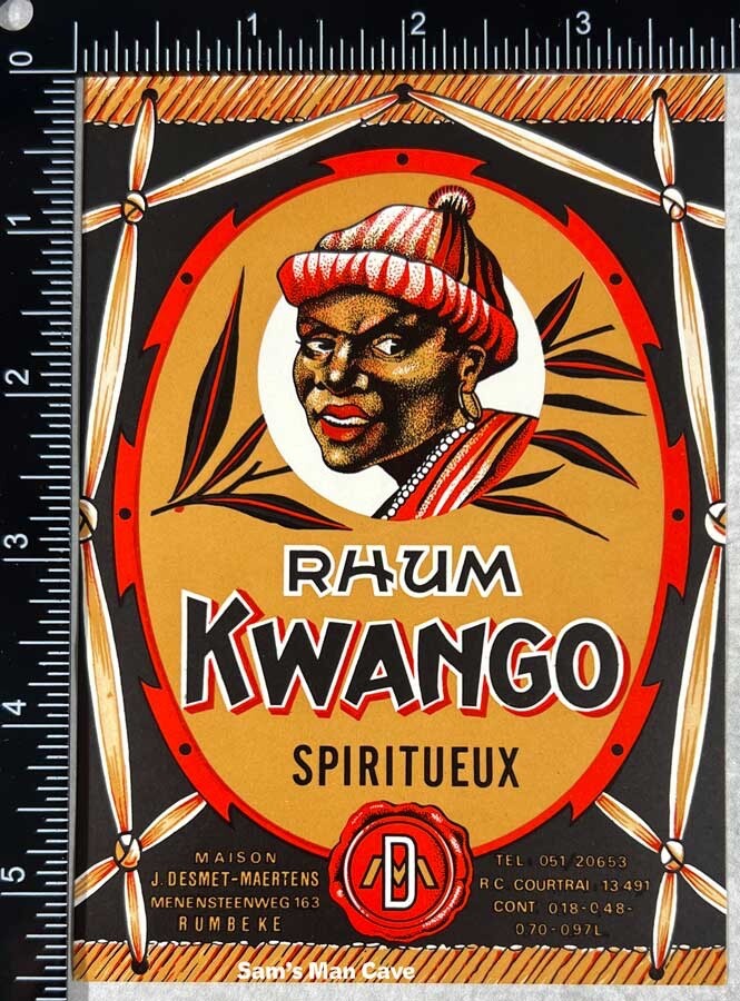 Kwango Rhum Label - KENTUCKY