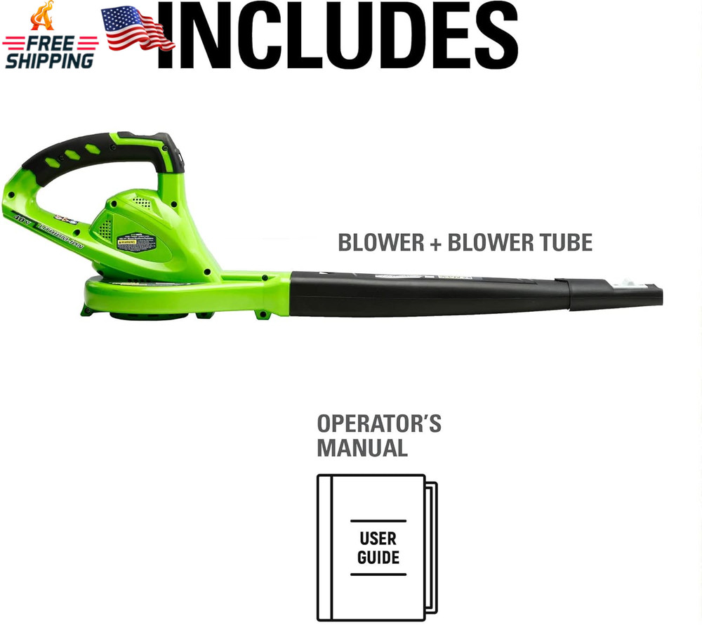Greenworks 40V (150 MPH / 130 CFM / 75+ Compatible Tools) Cordless Leaf Blower,