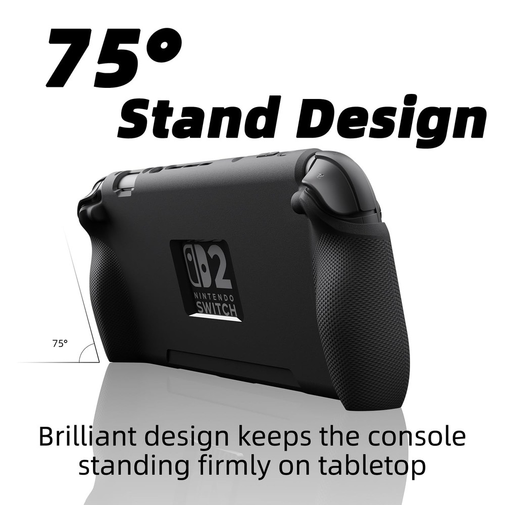by Skull & Co. StandGrip Front Cover Bundle for Nintendo Switch 2: Protective...
