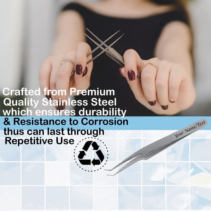 Sharp Stainless Scissor with Precision Tweezer Multi-Use Grooming Craft Tool Set
