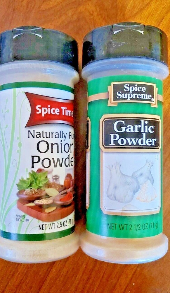 6 PACK ONION & GARLIC POWDER 2.5 OZ EACH