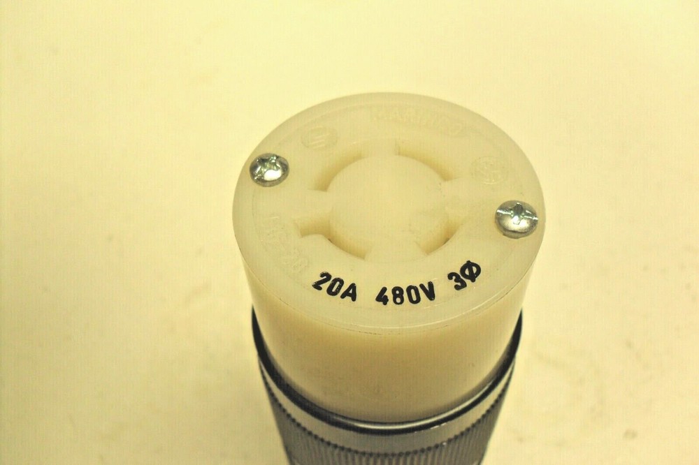 Marinco 2016C 20A Connector, 480V 3 Locking
