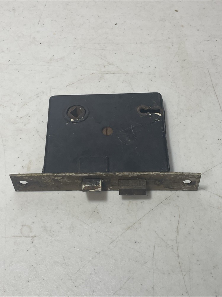 Vintage Door Latch Mortise Lock Solid Heavy No Key