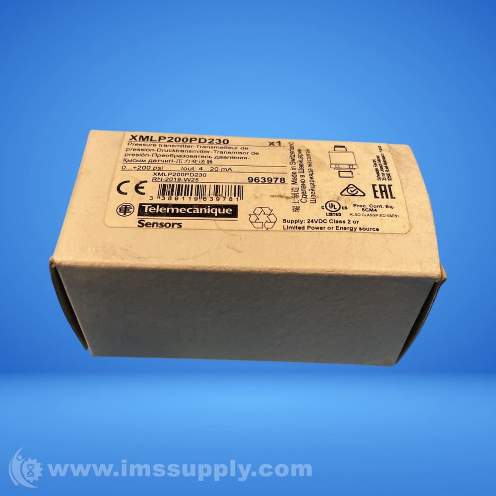 Telemecanique XMLP200PD230 Pressure Transmitter FNFP