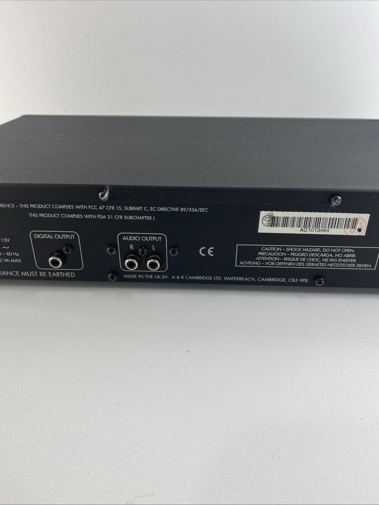 Audiophile Arcam Alpha One Compact Disc Player Tested