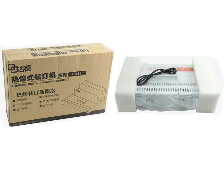 220V Automatic Hot Melt A3 A4 A5 Book Binding Machine Envelope Binder GD380