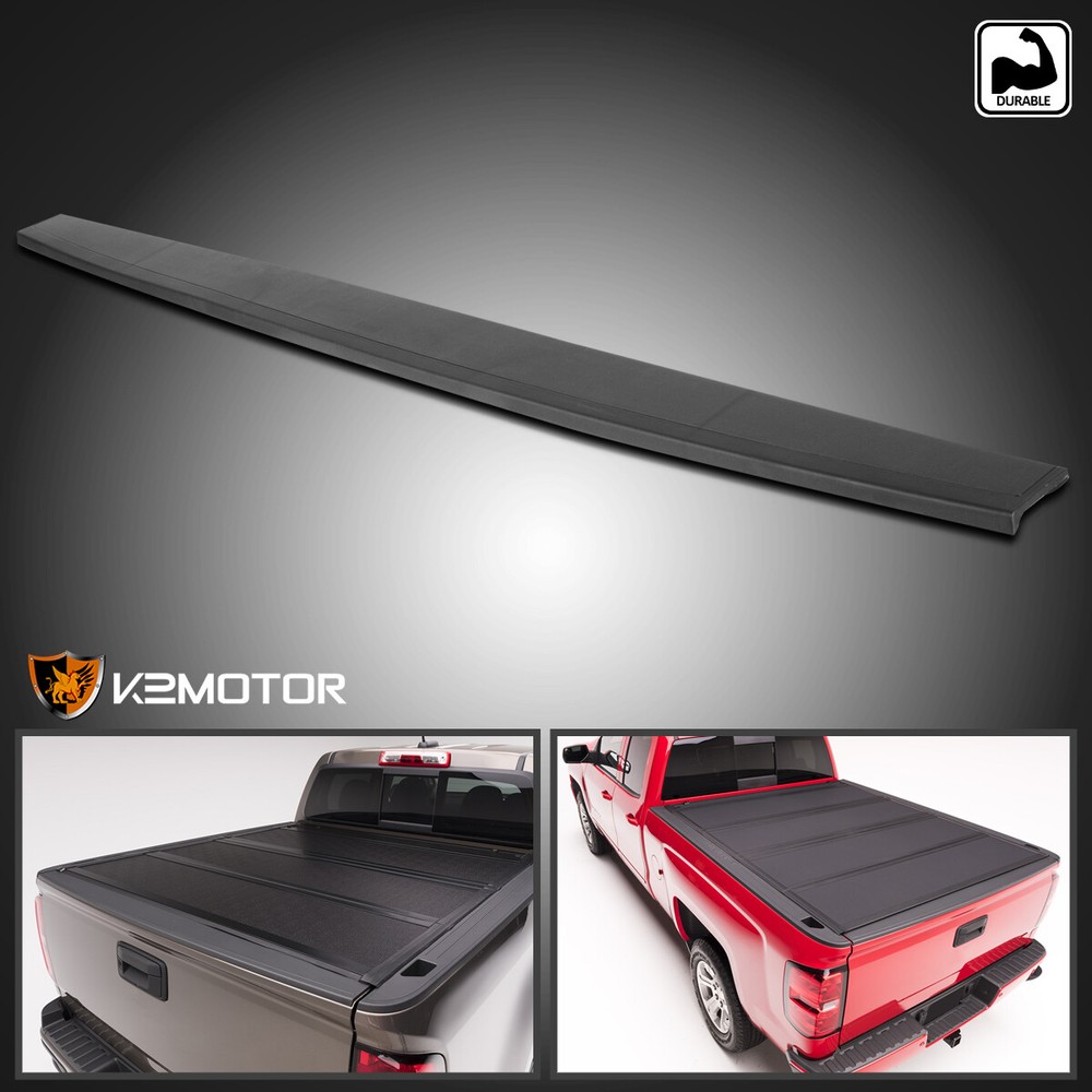 Fits 2014-2018 Chevy Silverado Tailgate Molding Protector Spoiler Cap Top Cover