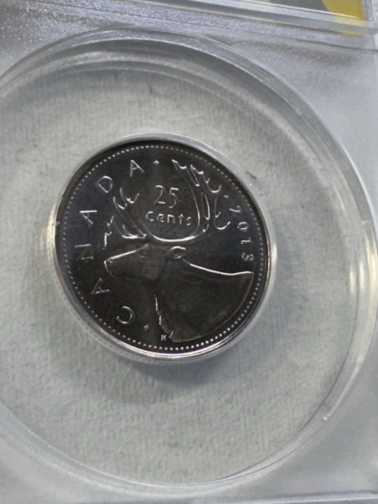 2013 Canada 25 Cents Graded MS 67 by ANACS
