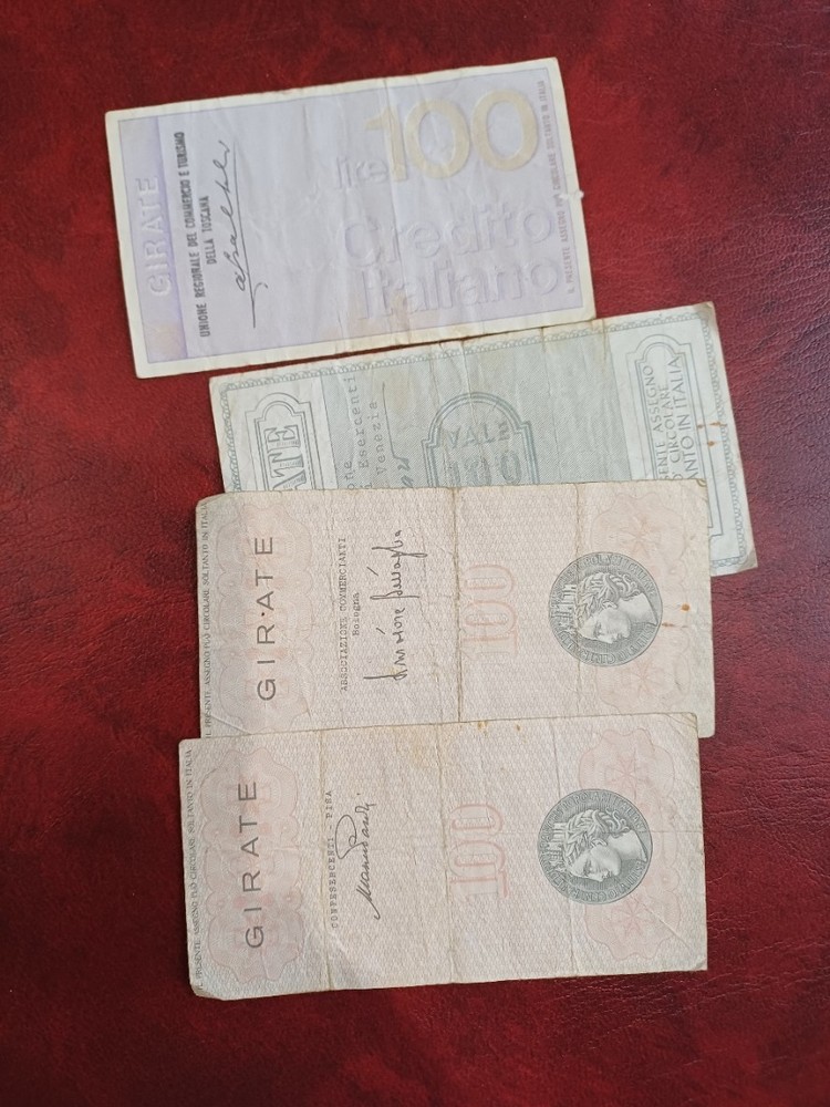 ITALY BANKNOTES - 1970s NOTGELD X 35: MIXED GRADES - INTERESTING GROUP