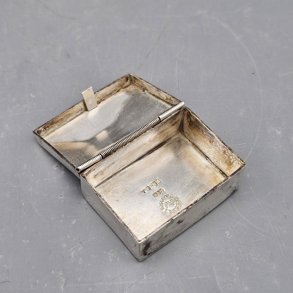 Vintage Sterling Silver Pill Box
