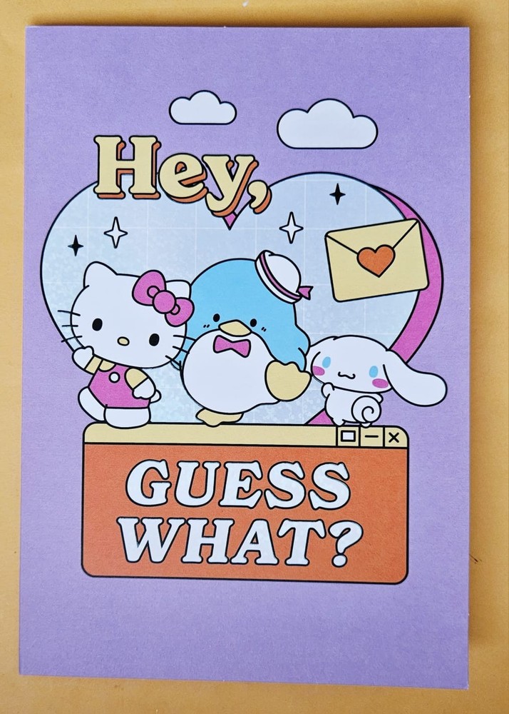 "Hello Kitty" Greeting Card (+ Envelope 4.5x6.5")