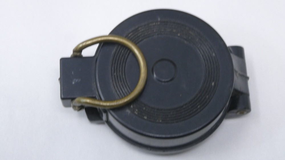 Military Style Engineer Sighting Compass Black Plastic Directional Lens