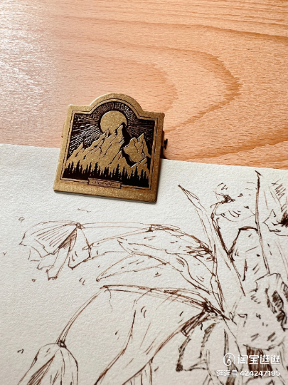 Notebook Brass Clip
