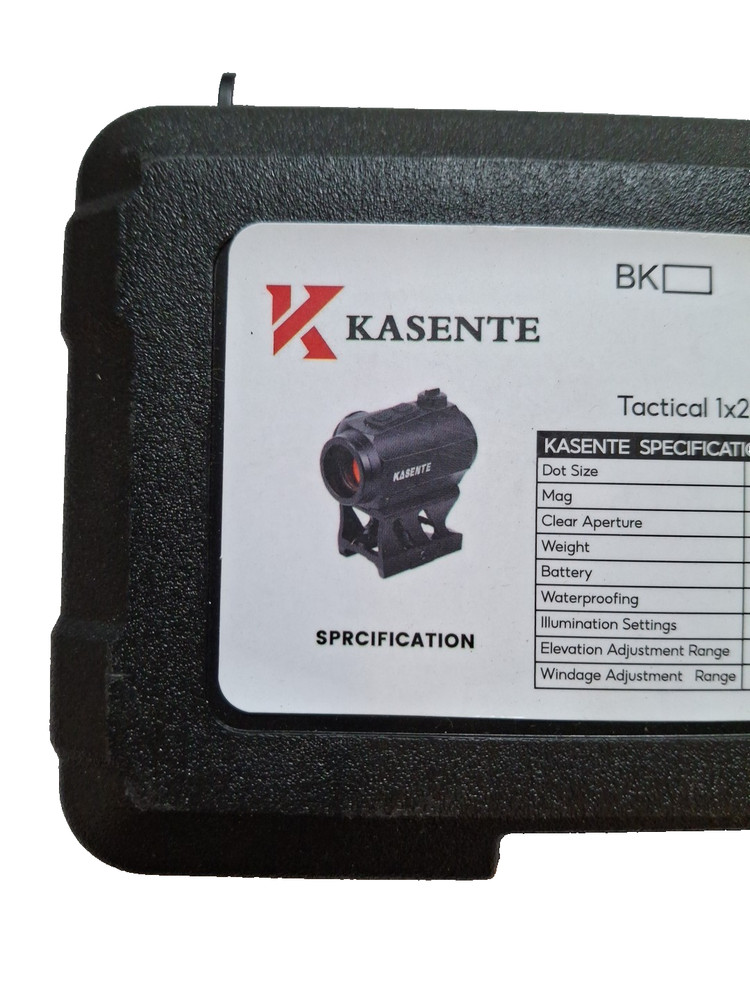 Kasente Tactical 1x24 Reflex Sight – 3MOA Red Dot Optics – Compact & Precise