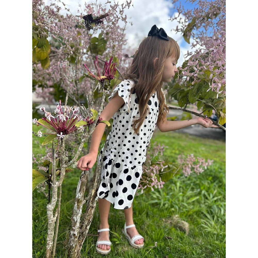 Black & White Polkadot Dress Size 8