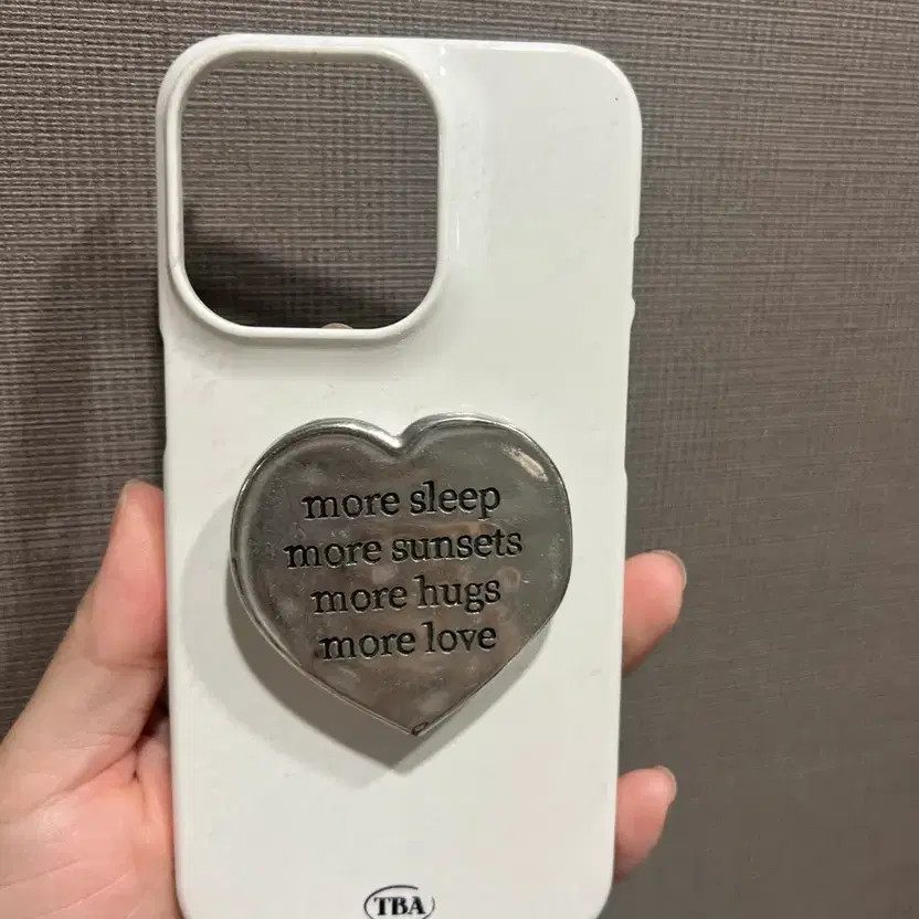 TBA iPhone 13 Pro Heart Grip Case Clean Condition Official