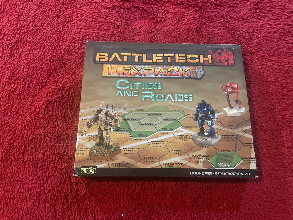 Battletech Hexpack Cities and Roads VG