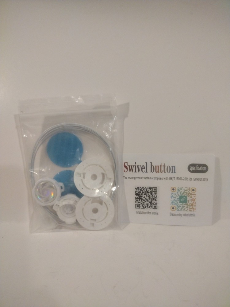 Swivel Button Twist  Laces