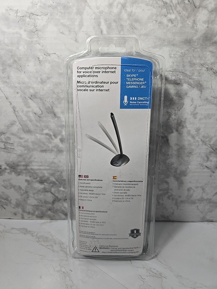 Cyber Acoustics Cable Consumer Microphone