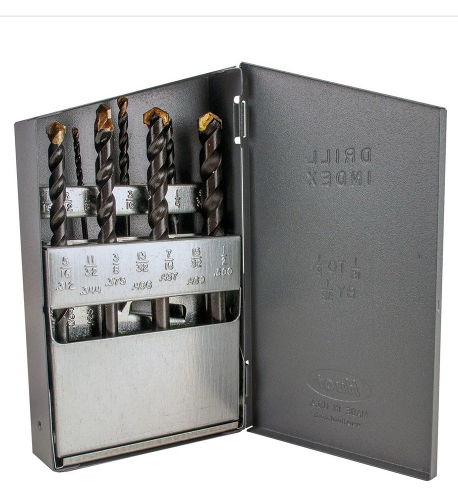 lawson masonry drill bit STD set 7 pieces 93936