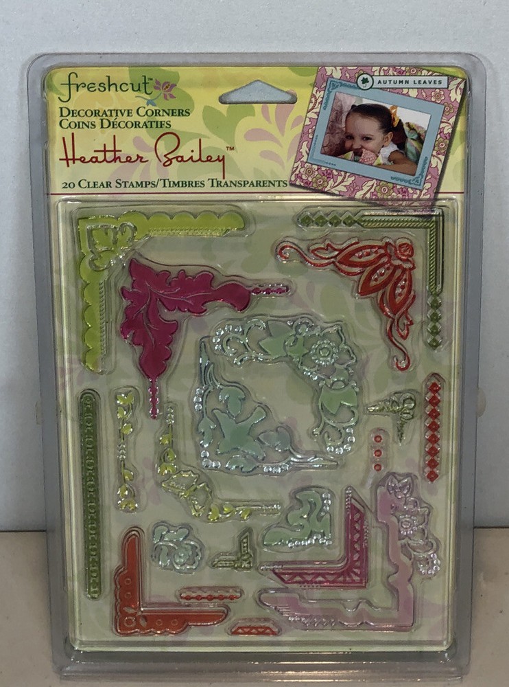 Decorative Corners Heather Bailey Stamps- 20 Stamps
