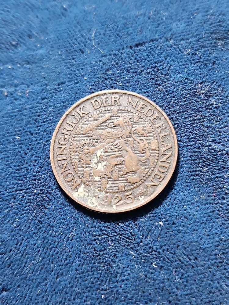 1925  Netherlands 1 Cent Coin (KM.#152)
