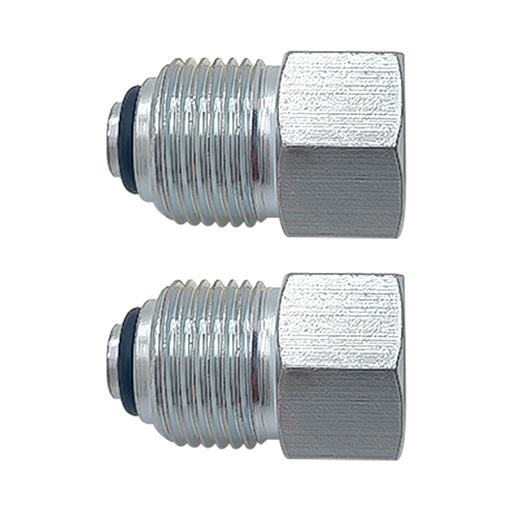 For GM Power Steering Adapter Fitting Inverted Flare Steering Box O-Ring 2PCS
