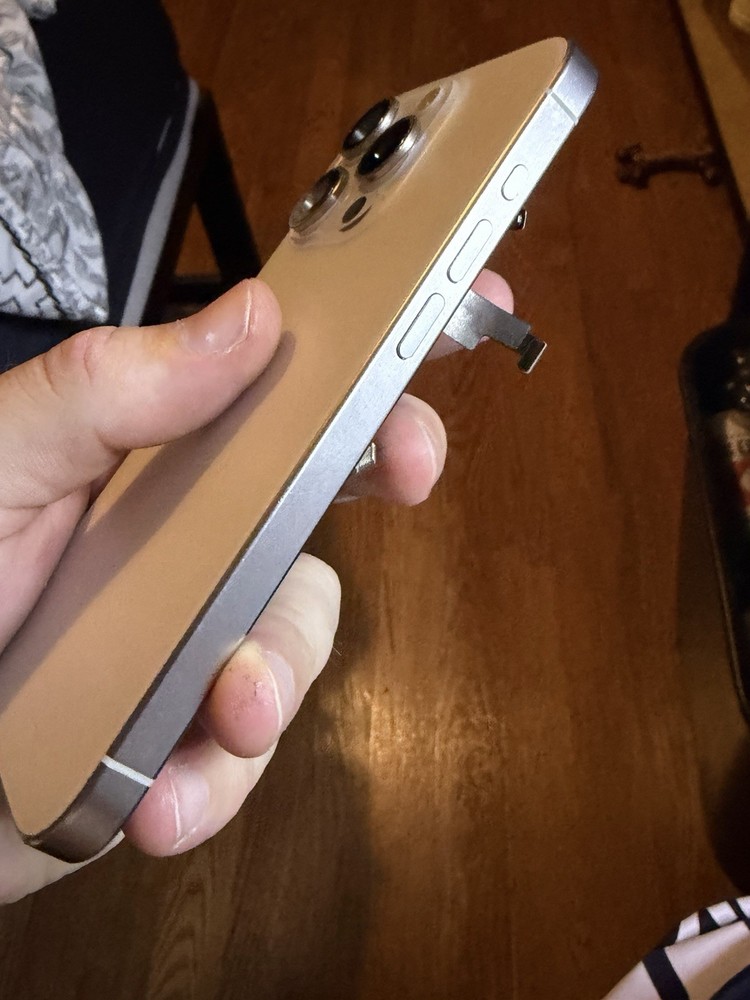 iPhone 15 Pro SILVER Frame Housing Replacement With OEM- GRADE A- 🔥