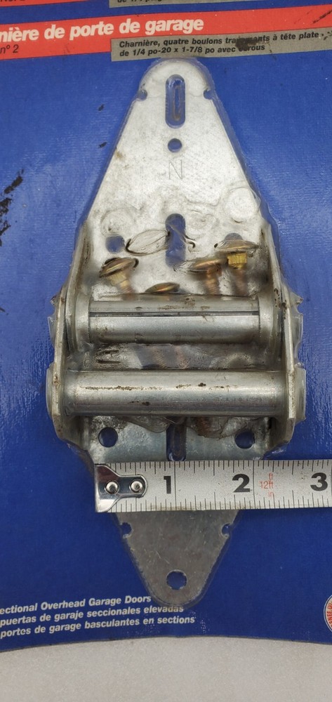 Genie #2 position garage door hinge NOS use between second and third section