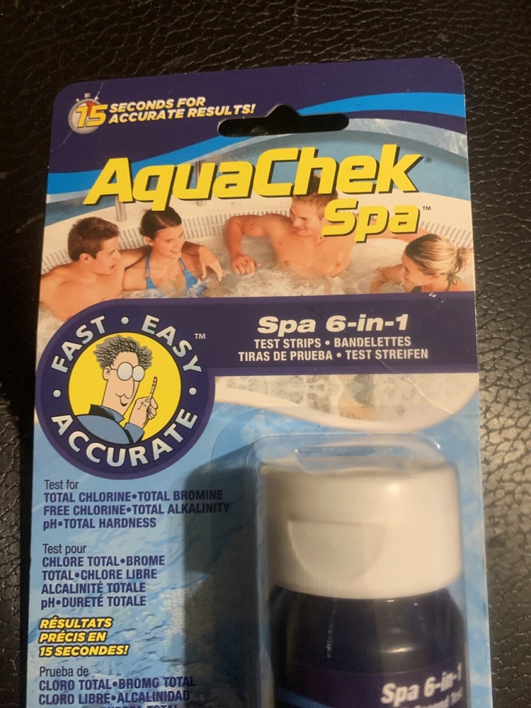 50 Strips AquaChek Spa 6-in-1 Test Strips (NEW)