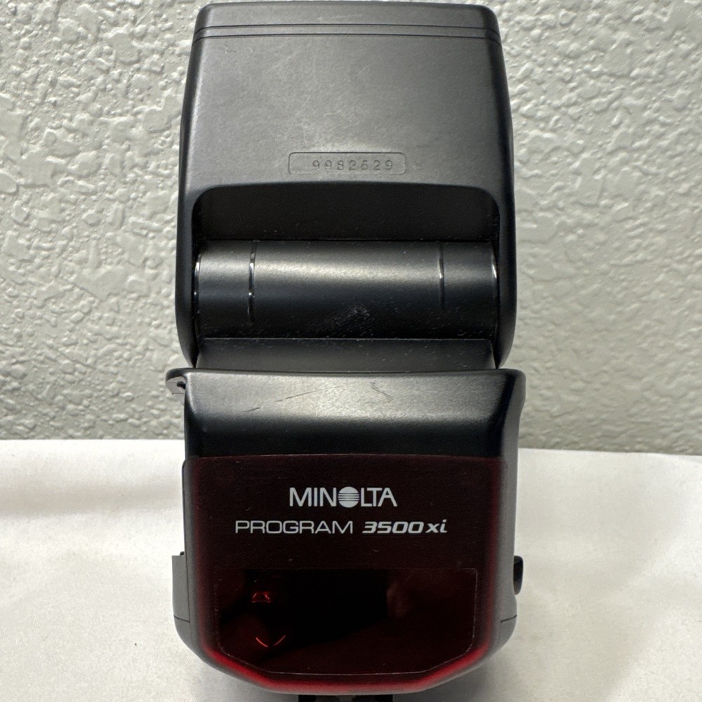 Minolta Program 3500XI Shoe Mount Flash - Black