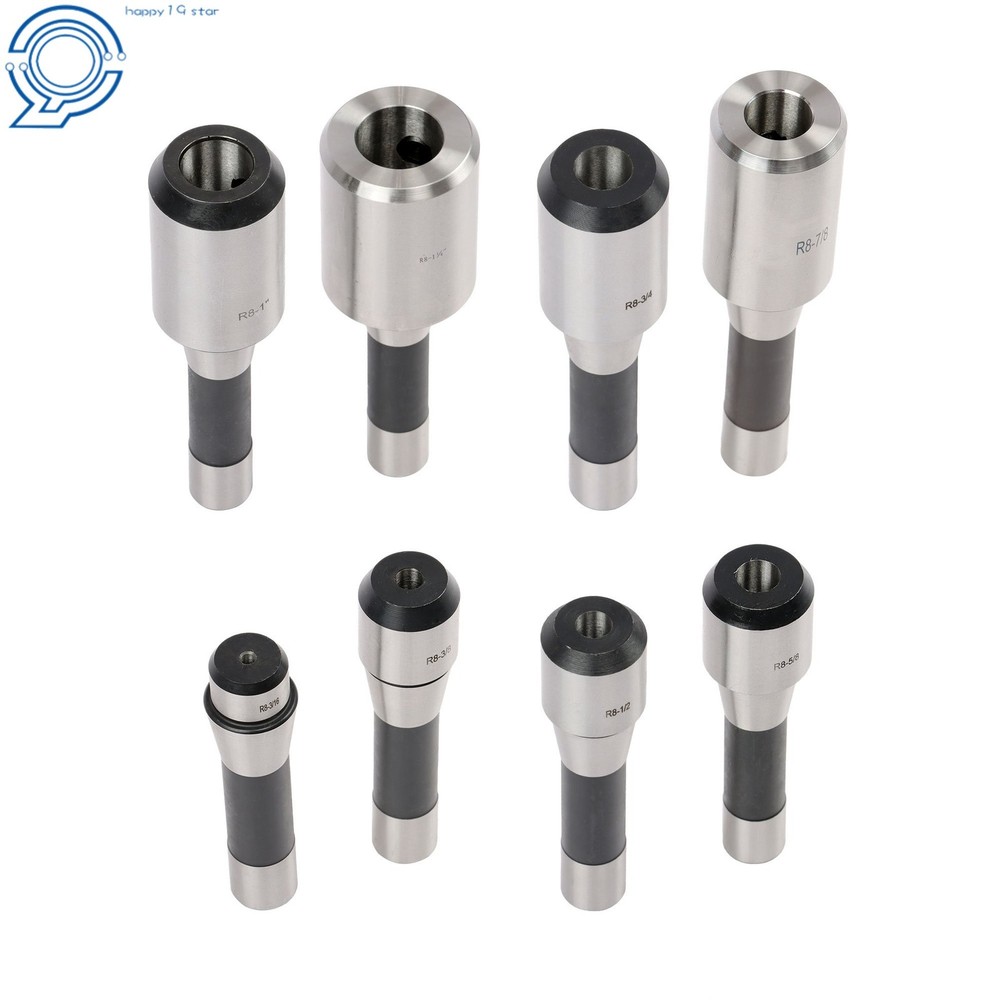 R8 Precision End Mill Tool Holder Set for Milling Machine 202-5310 8 Pack
