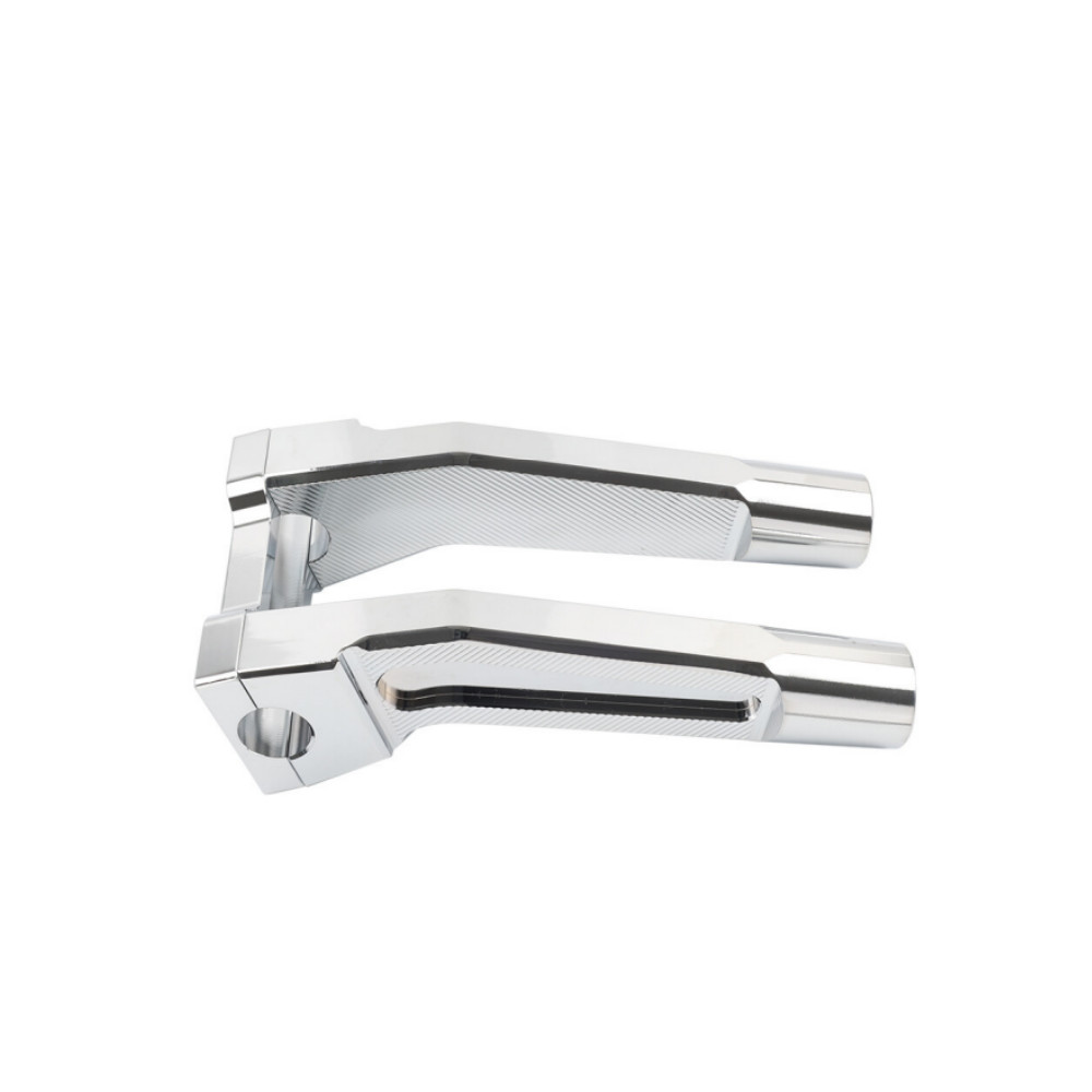 Pullback 10" Handebar Riser Clamp for Harley 1'' Handle Bar Touring Chrome