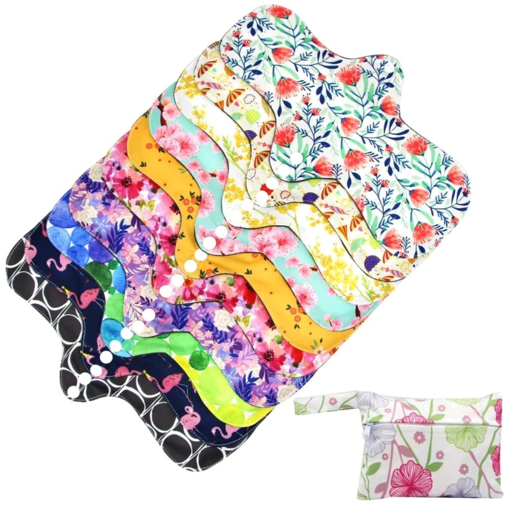 Bamboo Charcoal Menstrual Pads - Leak-Proof & Absorbent