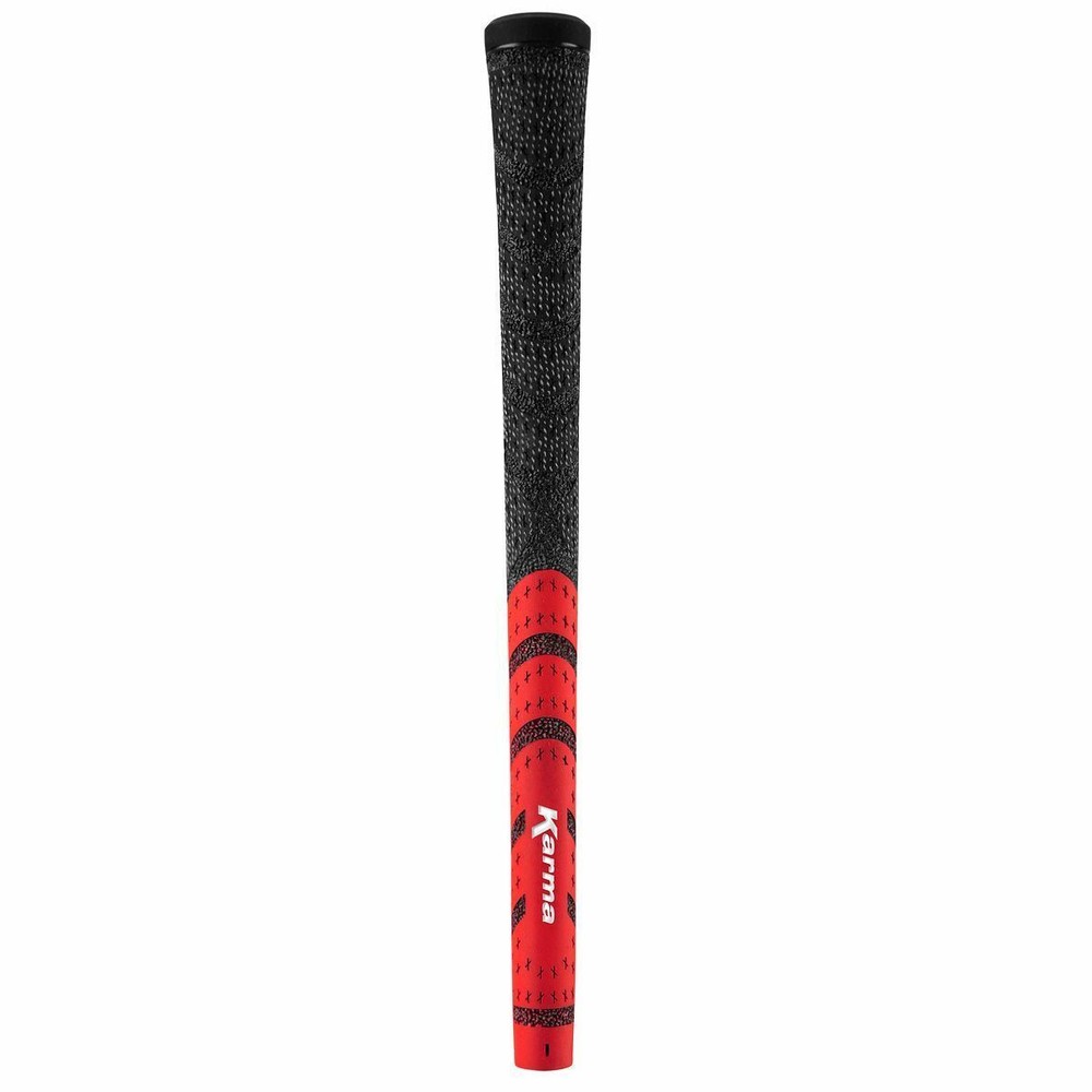 13  NEW Karma MULTI COMPOUND CORD golf grips - OVERSIZE - RED