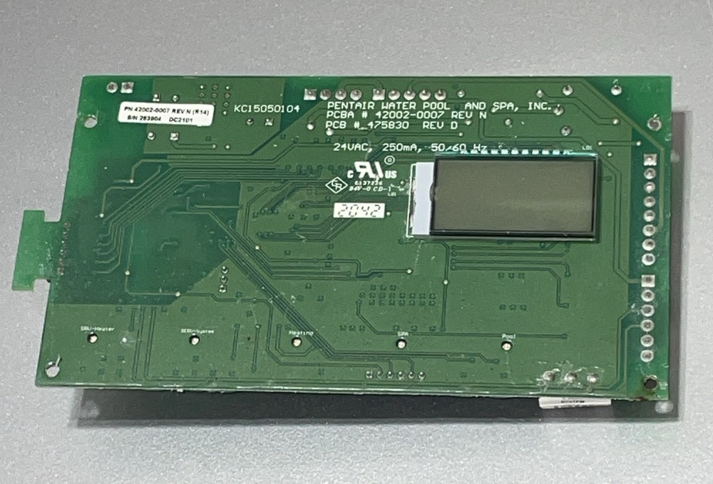 OEM Genuine 42002-0007S Control Board Kit Replacement for Pentair MasterTemp
