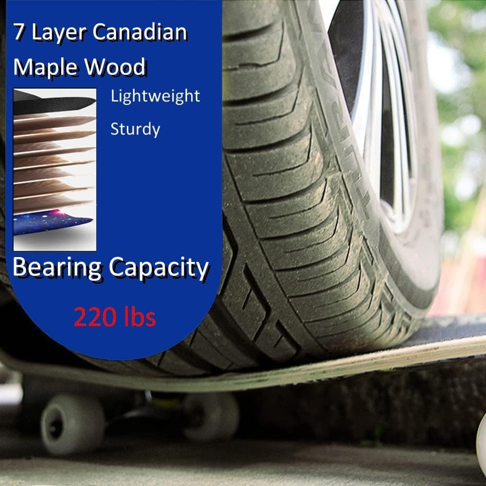 Pro Quality 31-Inch Longboard with Soft PU Wheels - Ultimate Riding Experience