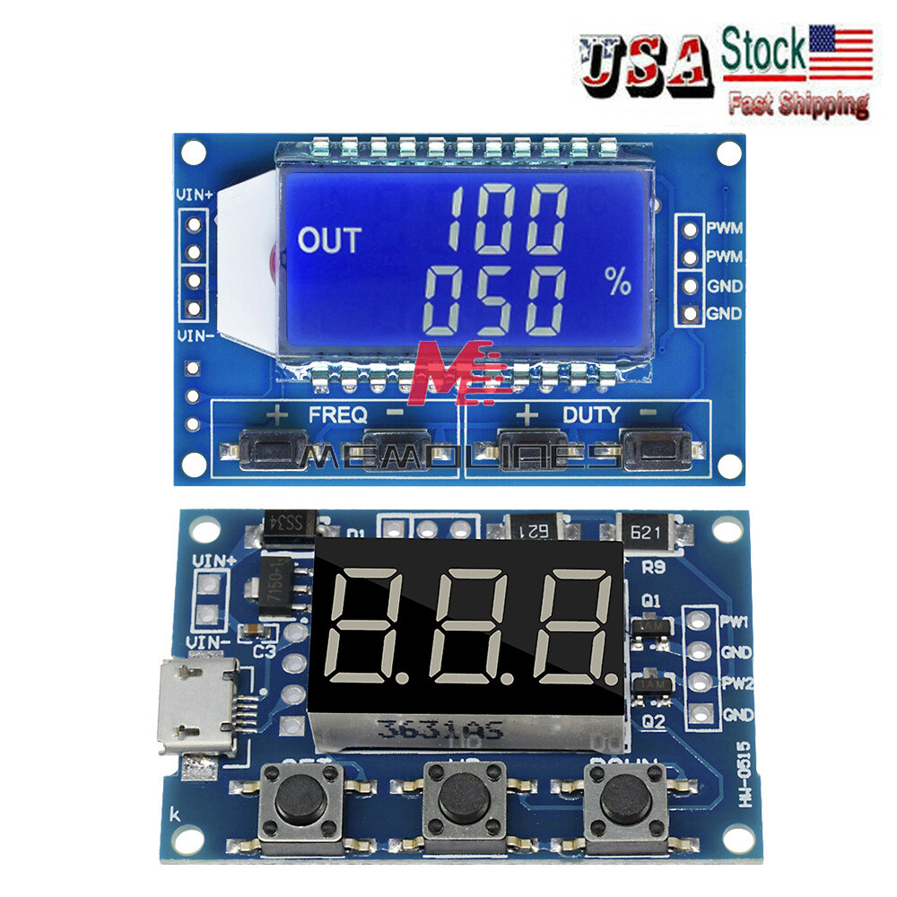 Adjustable PWM Pulse Frequency Duty Cycle Square Wave Signal Generator Module SS
