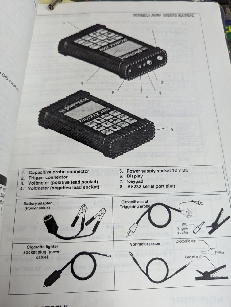 Protech Digimax 2000 Complete Diagnostic Tester + Oscilloscope Tool - RARE VTG