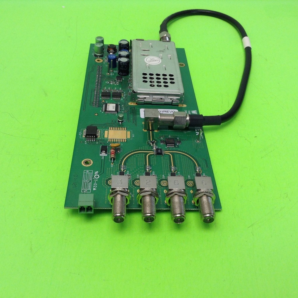 Wegener Unity 4600 Digital Media Reciever/Decoder Cable 4 Coax Jacks Port 700039