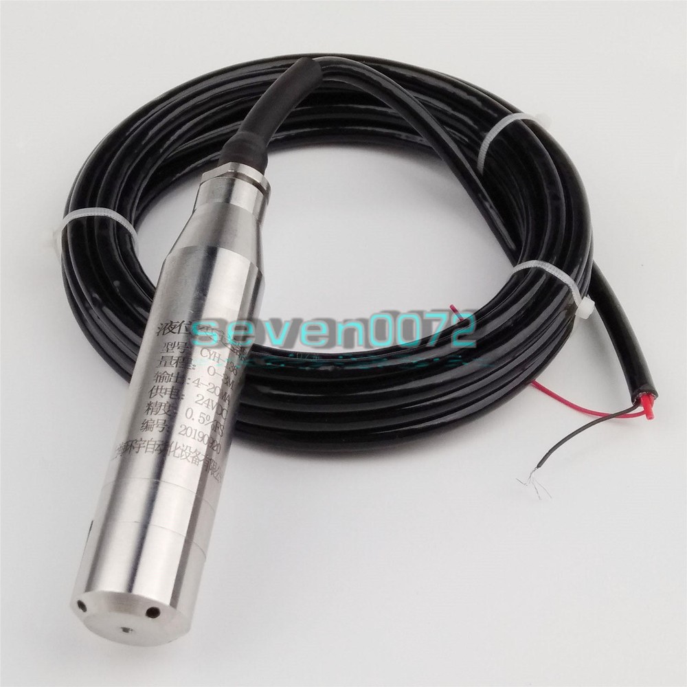 ONE 4-20MA 3.0m Range Water Level Transmitter Liquid Level Transducer Sensor NEW