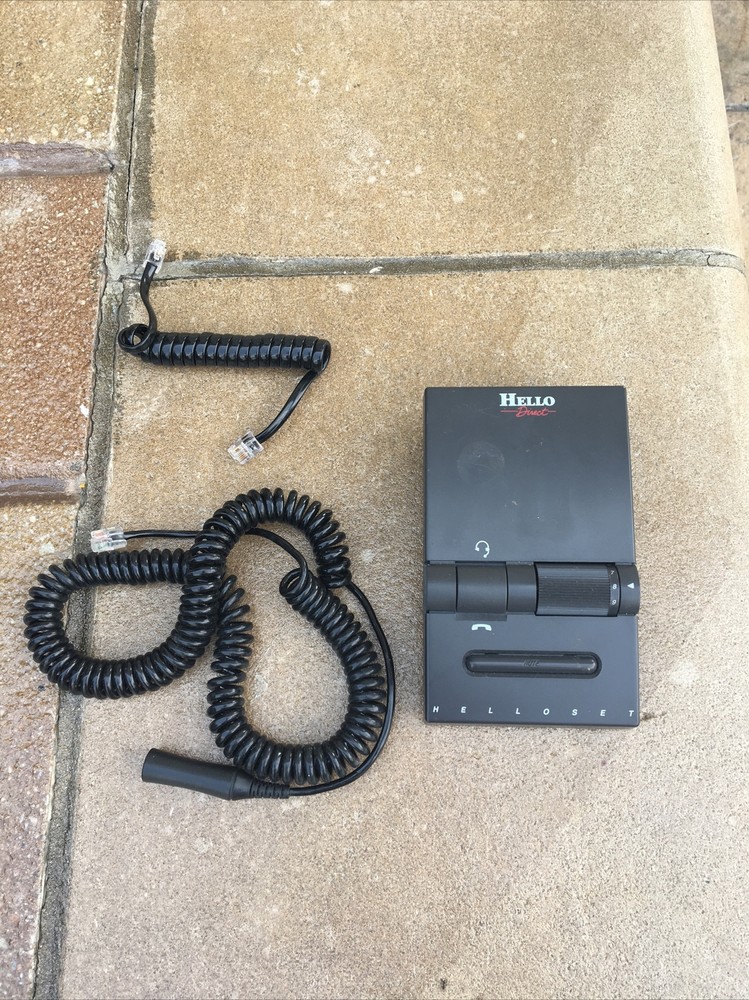 Hello Direct 6560 PRO Phone Headset Amplifier- Cables included
