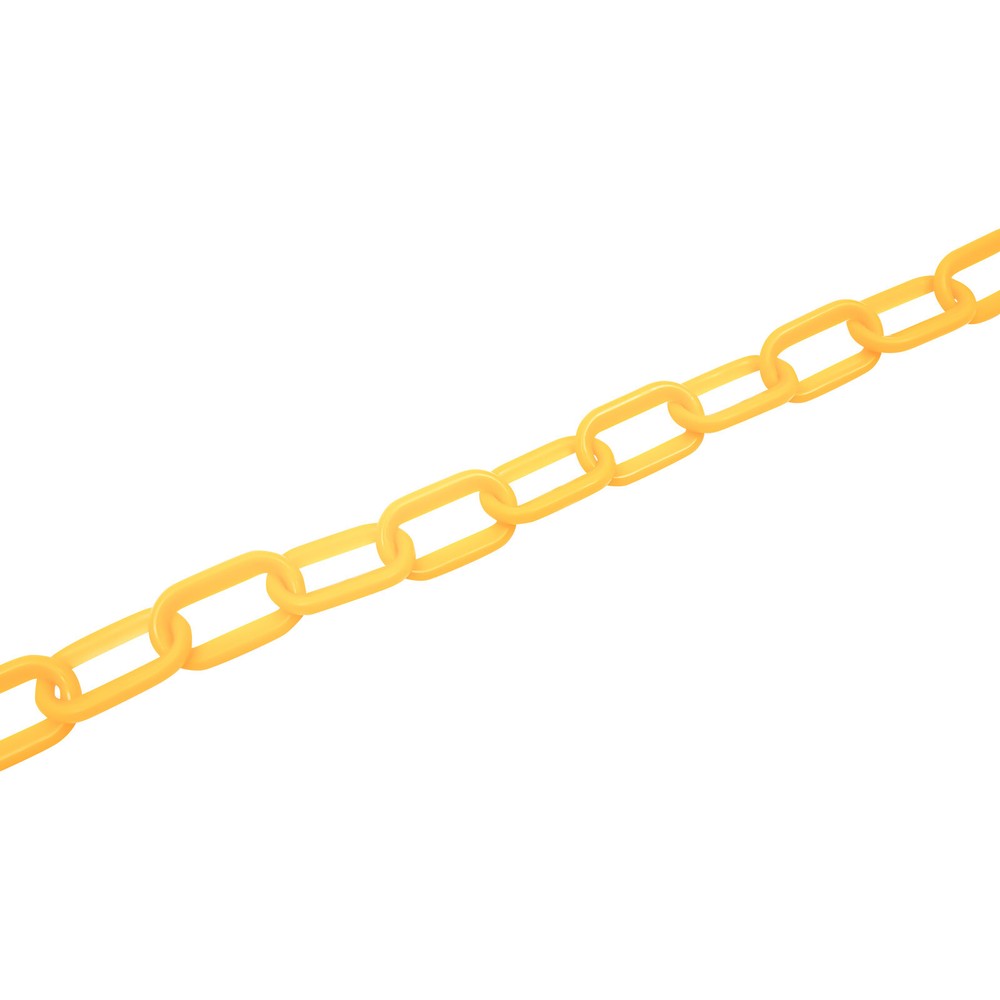 Chain Plastic Barrier Chain Safety Orange 200ft Link Diameter S-shaped Hooks