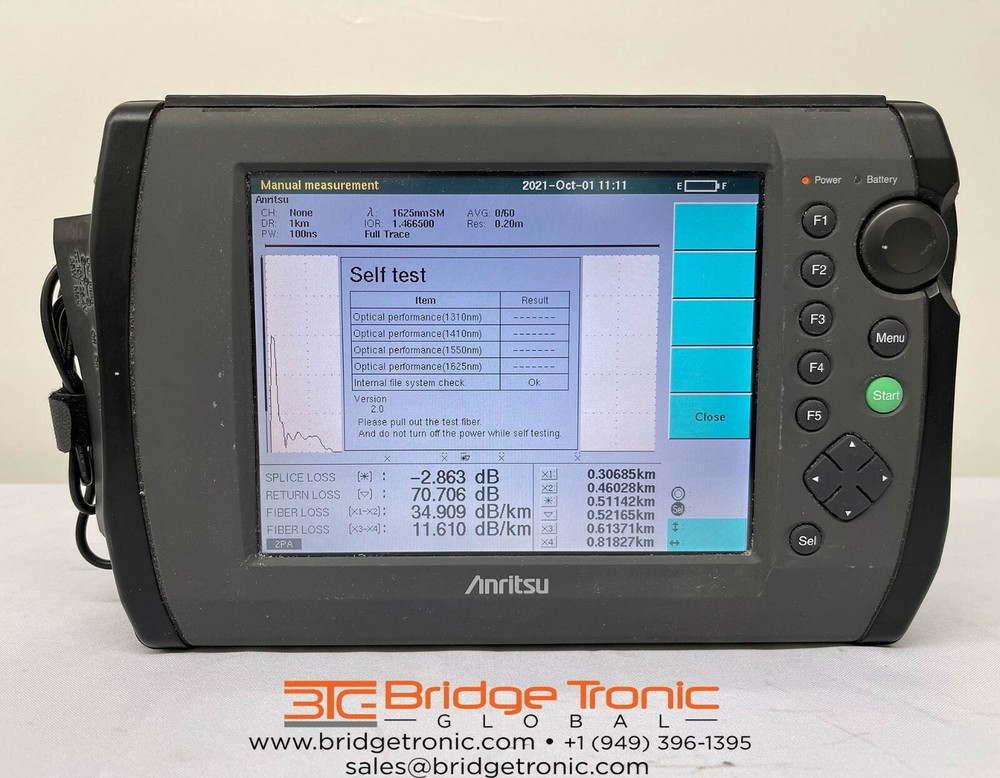 Anritsu MW9076D / / MU250000A Optical Domain Time Reflectometer